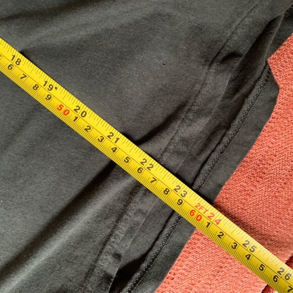 Yogaglyphs Black Yoga Graphic Tee M – Loose Fit, Athleisure Movement Style - Picture 2 of 8